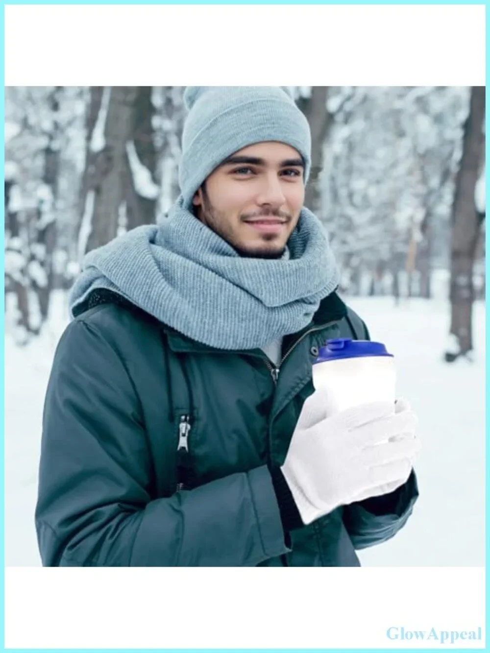 12 Pack Winter Knit Stretchy Gloves for Women Men Acrylic Warm